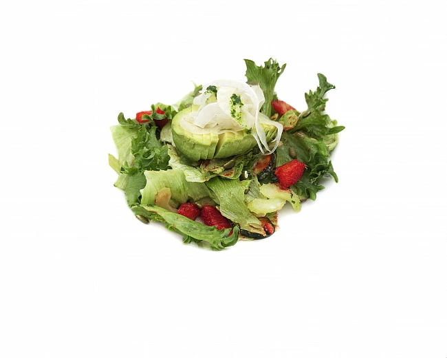 Зеленый салат с фенхелем