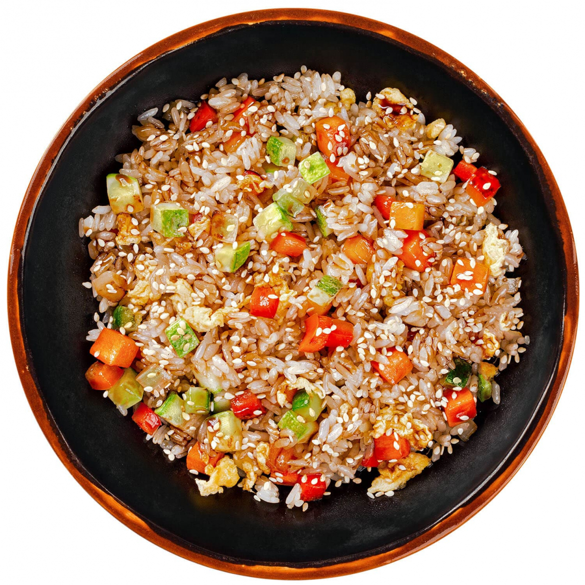 Рис с соусом терияки и курицей и овощами рецепт с фото