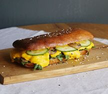 Сэндвич с грибами