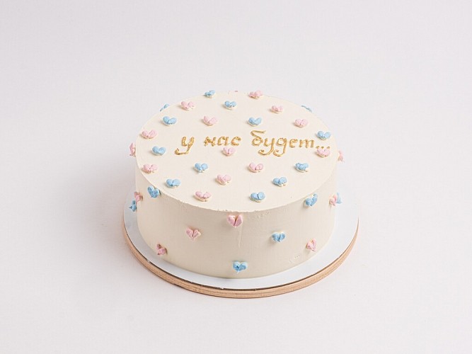 Торт Сердечки