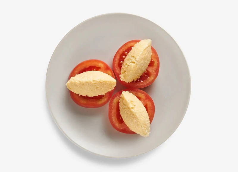 Помидоры с сыром и чесноком