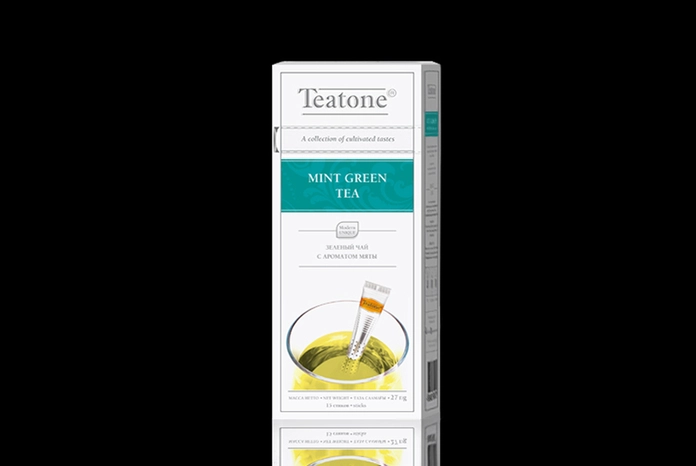 Зелёный чай Teatone с ароматом мяты