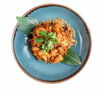 Рис с Морепродуктами в кокосовом соусе