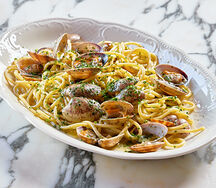 Спагеттини с вонголе на двоих