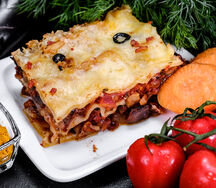 Лазанья с баклажанами