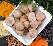 Жареные пельмени