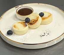 Творожные сырники с нутеллой