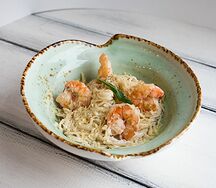 Паста с креветками