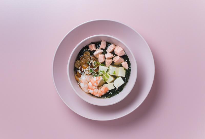 Мисо с морепродуктами
