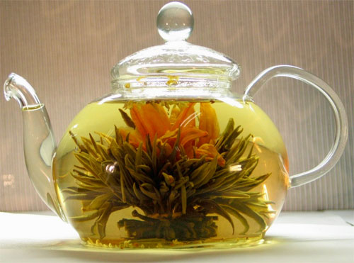 Связанный чай жасминовый персик