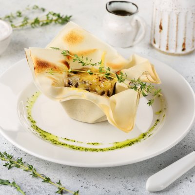 Жюльен куриный с грибами