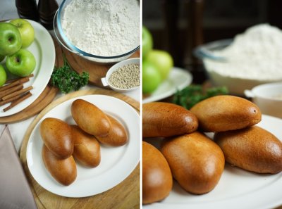 Пироги с яблоком