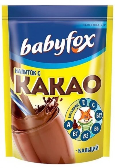 «BabyFox», напиток с какао, 135 г