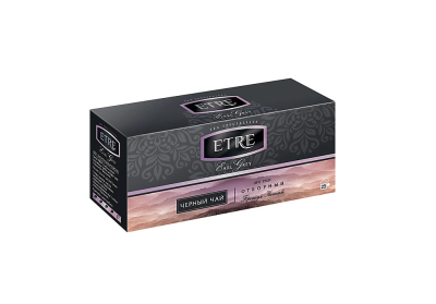 «ETRE», earl Grey чай черный с бергамотом, 25 пакетиков, 50 г