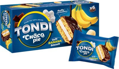 «Tondi», choco Pie банановый, 180 г