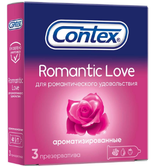 Contex презерватив romantic love ароматизированные 3 шт.