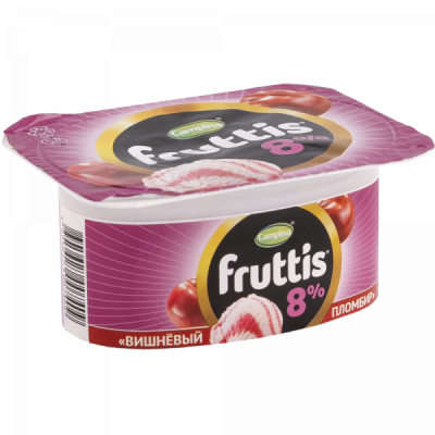 Йогурт "Fruttis" Вишневый пломбир 115г
