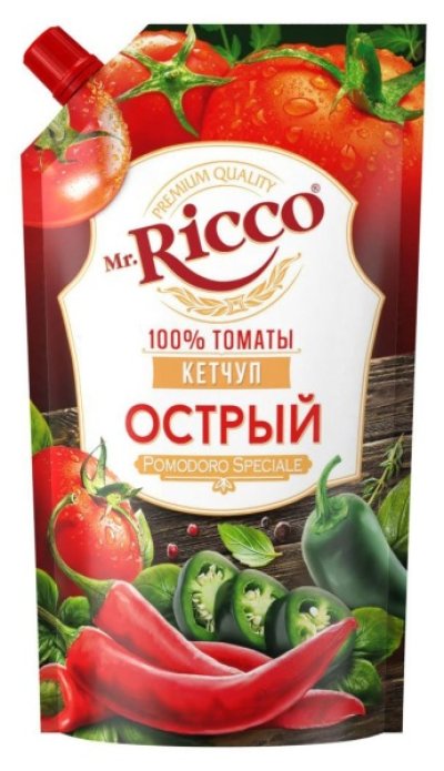 Кетчуп «Mr. Ricco» Острый, 350г