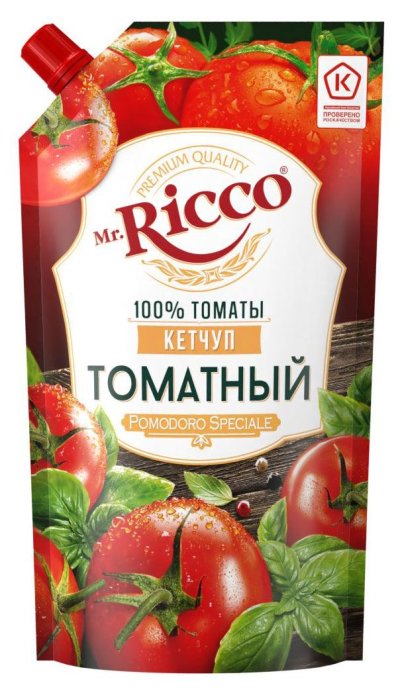 Кетчуп «Mr. Ricco» Томатный, 350г