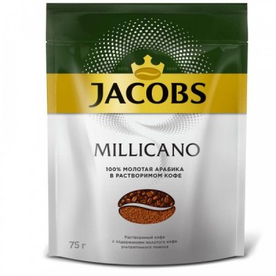 Кофе растворимый Jacobs MILLICANO  Аромагия сублимированный, 75 г