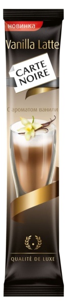 Кофе растворимый Carte Noire Vanilla latte С ароматом ванили, 16 г