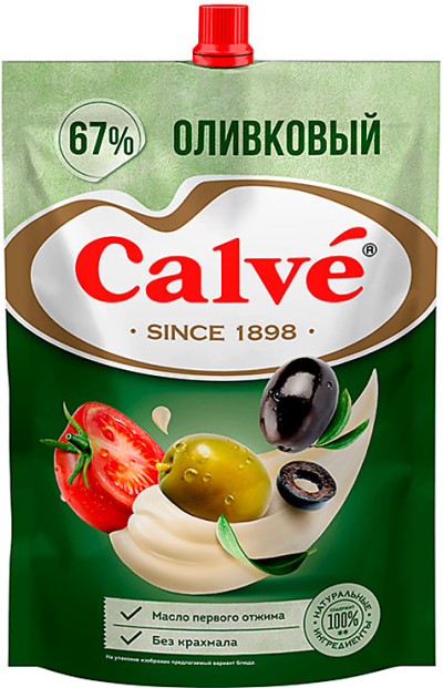 Майонез «Calve» Оливковый 67%, 200г