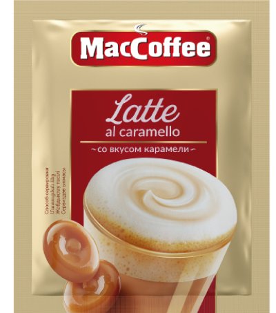 Напиток кофейный "MacCoffee" Latte Al Caramello, 22 г