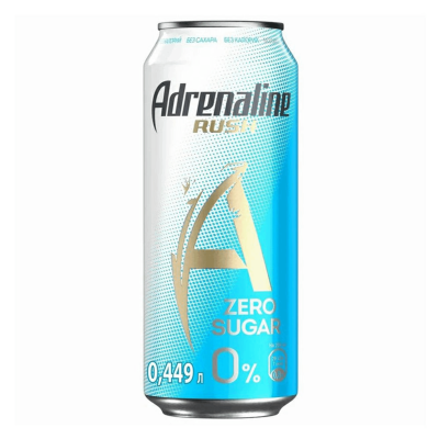 Напиток энергетический Adrenaline Rush без сахара, 449 мл