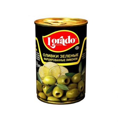 Оливки «Lorado» фаршированные лимоном, 314мл
