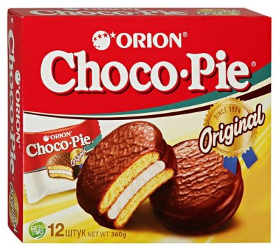 Пирожное Orion Choco-Pie бисквитное, 360 г (#12)