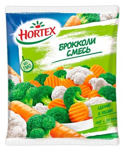 Смесь овощная Hortex Брокколи замороженная, 400 г