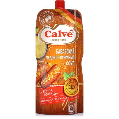 Соус «Calve» Баварский медово-горчичный, 230г
