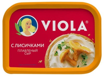 Сыр плавленый Viola с лисичками БЗМЖ, 200 г
