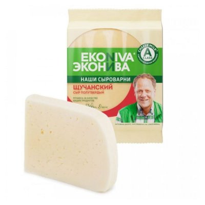 Сыр полутвёрдый Еkoniva Щучанский 50%, 200г