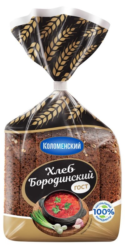 Хлеб ржаной «Коломенский» Бородинский, 400 г