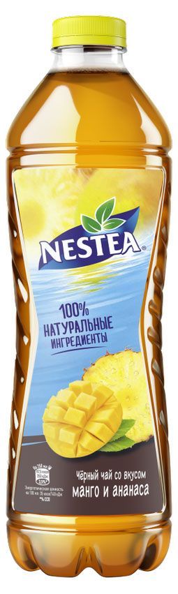 Чай холодный Nestea черный со вкусом манго и ананаса, 1,5 л