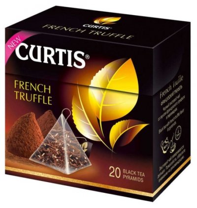 Чай черный Curtis French Truffle в пирамидках, 20х2.9 г