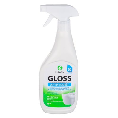 Чистящее средство для ванной комнаты Grass «Gloss gel» Анти-налет, 600 мл