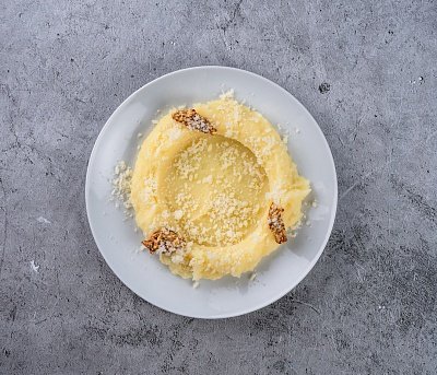 Картофельное пюре с пармезаном и горчицей