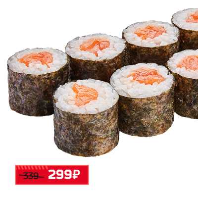 Маки с лососем