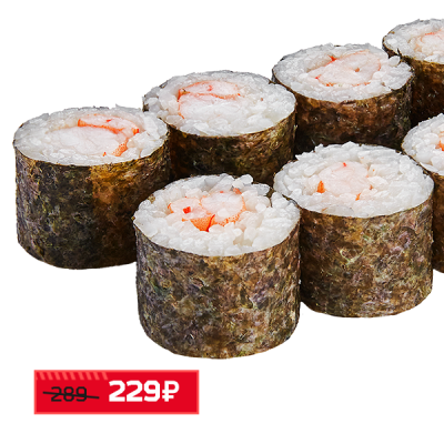 Маки с креветкой