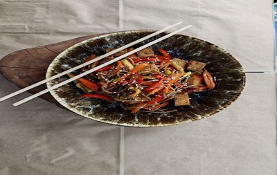 WOK с говядиной и тофу