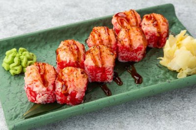 Ролл запеченный с крабом