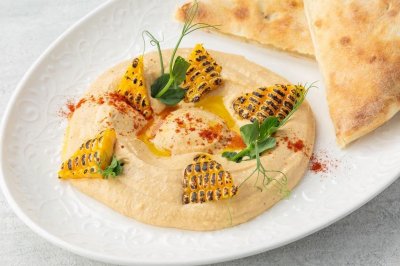 Хумус с домашней питой