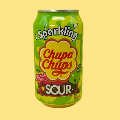 Напиток Chupa Chups кислое зеленое яблоко