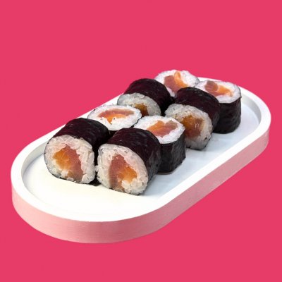 Маки с лососем и тунцом