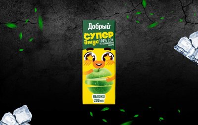 Сок Добрый яблоко 0, 2л