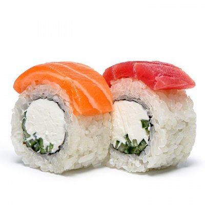 Ролл лосось-тунец