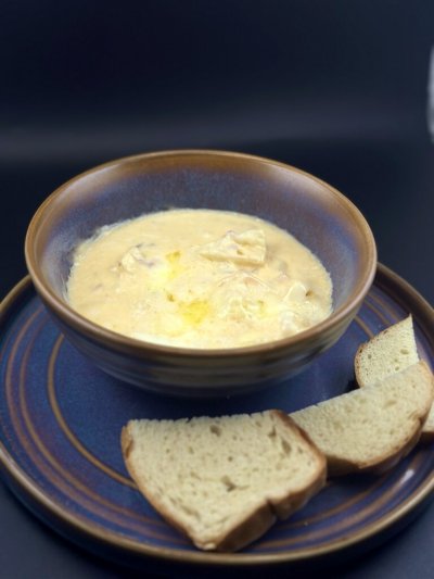 Жульен с креветками