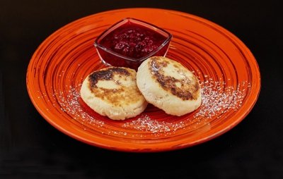 Сырники с вареньем